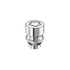 Cone Seat Exposed Style Wheel Locks-Chrome 24022 - Apollo Off-Road