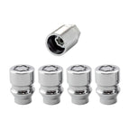 Cone Seat Exposed Style Wheel Locks-Chrome 24022 - Apollo Off-Road