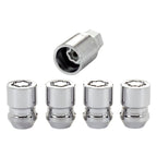 Cone Seat Exposed Style Wheel Locks-Chrome 24193 - Apollo Off-Road