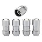 Cone Seat Exposed Style Wheel Locks-Chrome 24234 - Apollo Off-Road
