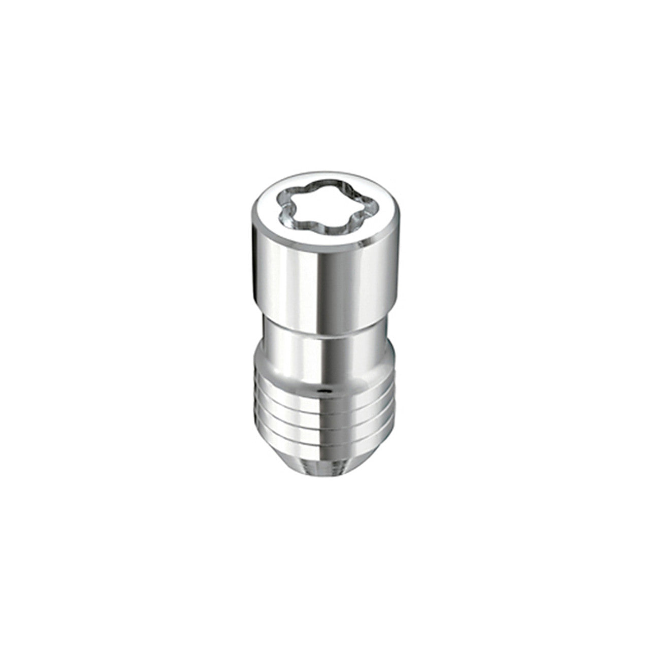 Cone Seat Exposed Style Wheel Locks-Chrome-5 Lock Set 24515 - Apollo Off-Road