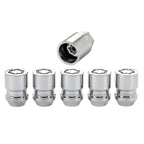 Cone Seat Exposed Style Wheel Locks-Chrome-5 Lock Set 24552 - Apollo Off-Road