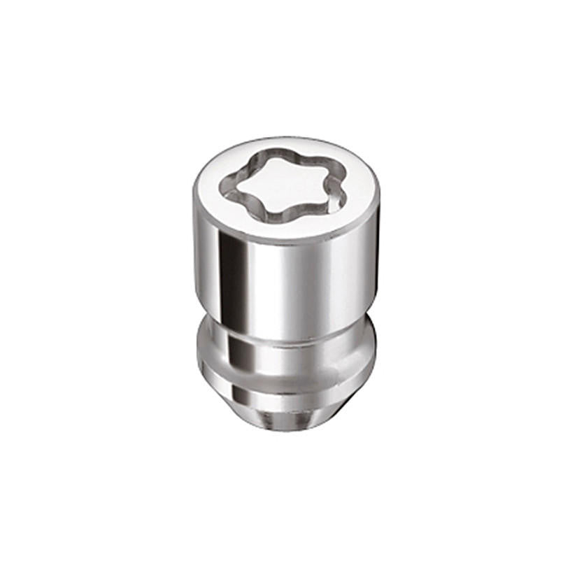 Cone Seat Exposed Style Wheel Locks-Chrome-5 Lock Set 24552 - Apollo Off-Road
