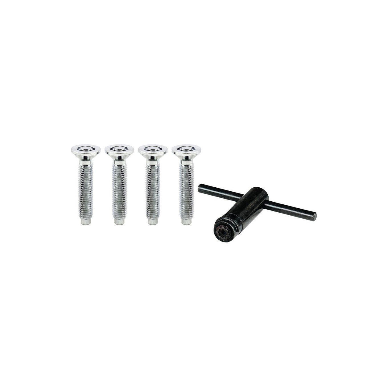 Cone Seat Style Center Cap Locks-Chrome 77784 - Apollo Off-Road