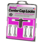 Cone Seat Style Center Cap Locks-Chrome 77784 - Apollo Off-Road