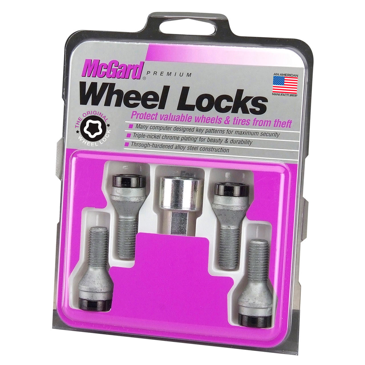 Cone Seat Style Wheel Lock Bolts-Black 27305 - Apollo Off-Road