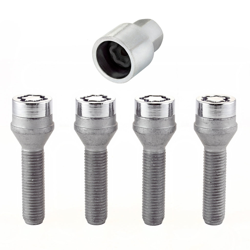 Cone Seat Style Wheel Lock Bolts-Chrome 27013 - Apollo Off-Road