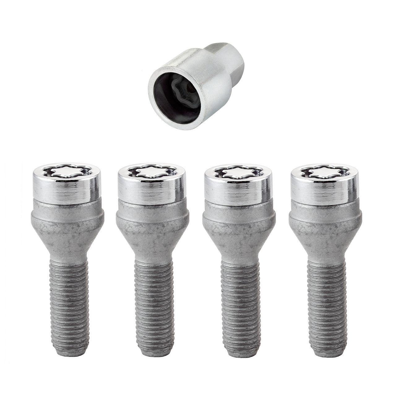 Cone Seat Style Wheel Lock Bolts-Chrome 27015 - Apollo Off-Road