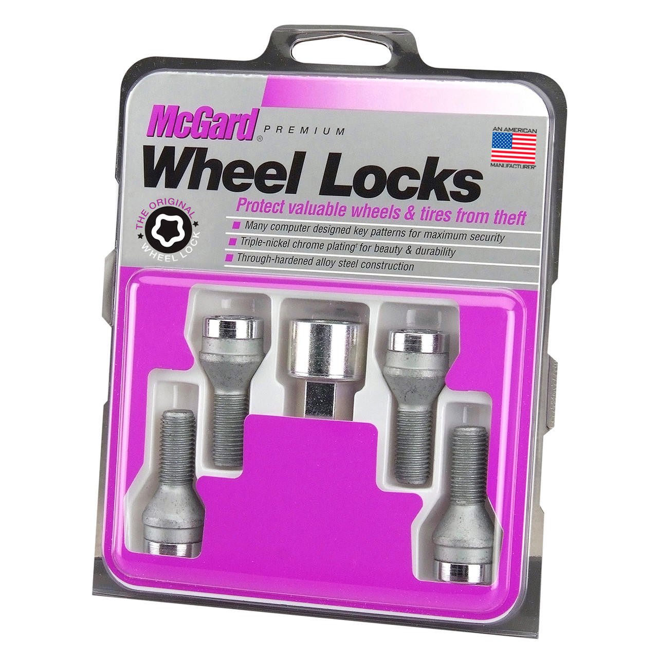 Cone Seat Style Wheel Lock Bolts-Chrome 27100 - Apollo Off-Road