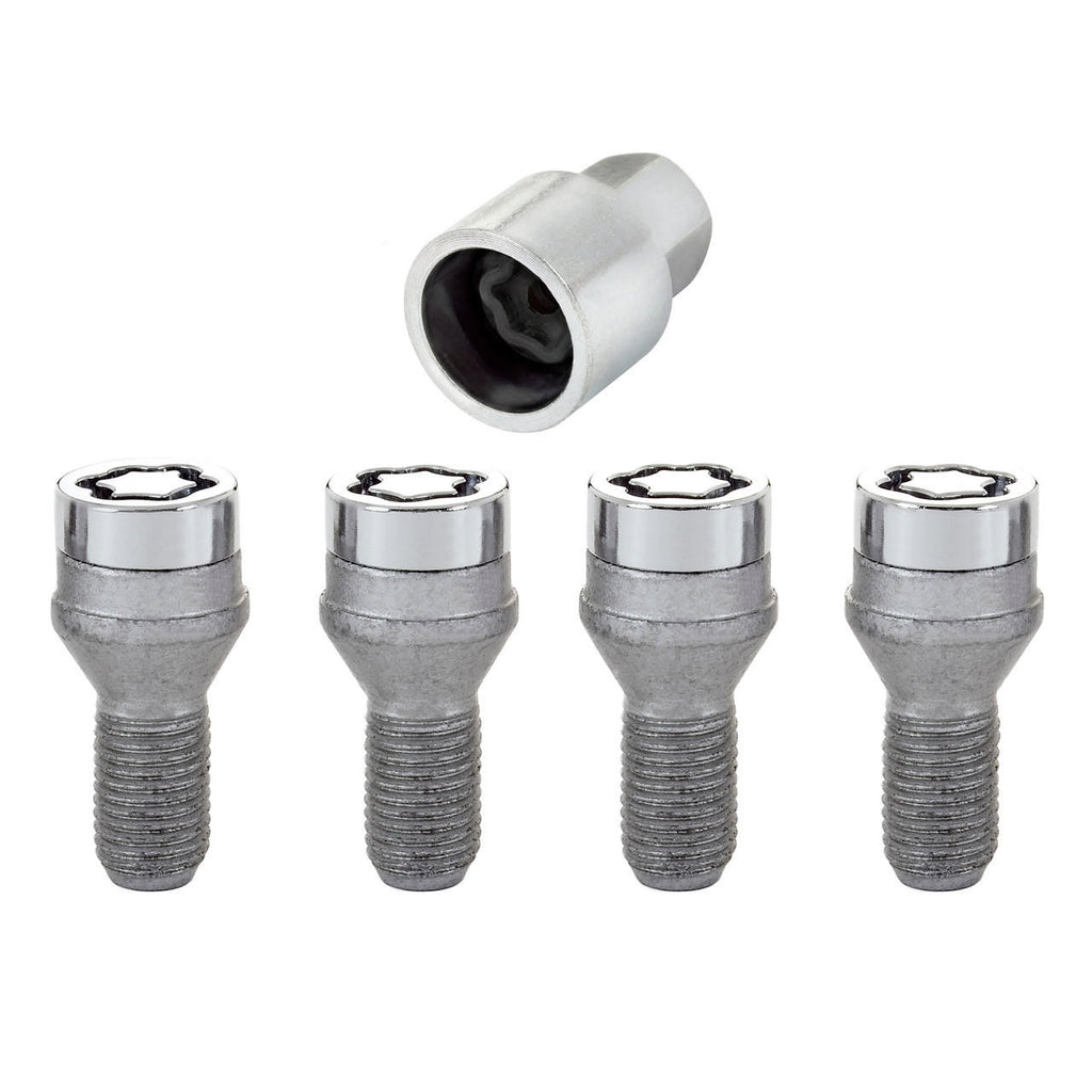 Cone Seat Style Wheel Lock Bolts-Chrome 27100 - Apollo Off-Road