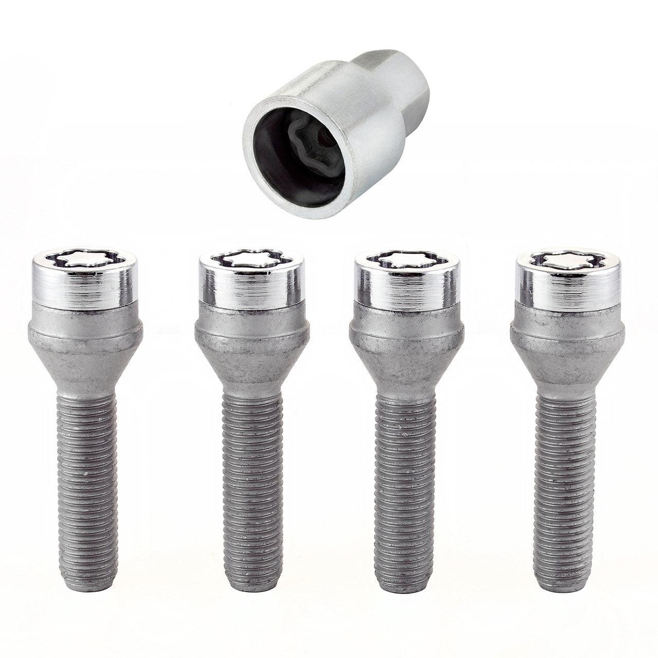Cone Seat Style Wheel Lock Bolts-Chrome 27111 - Apollo Off-Road