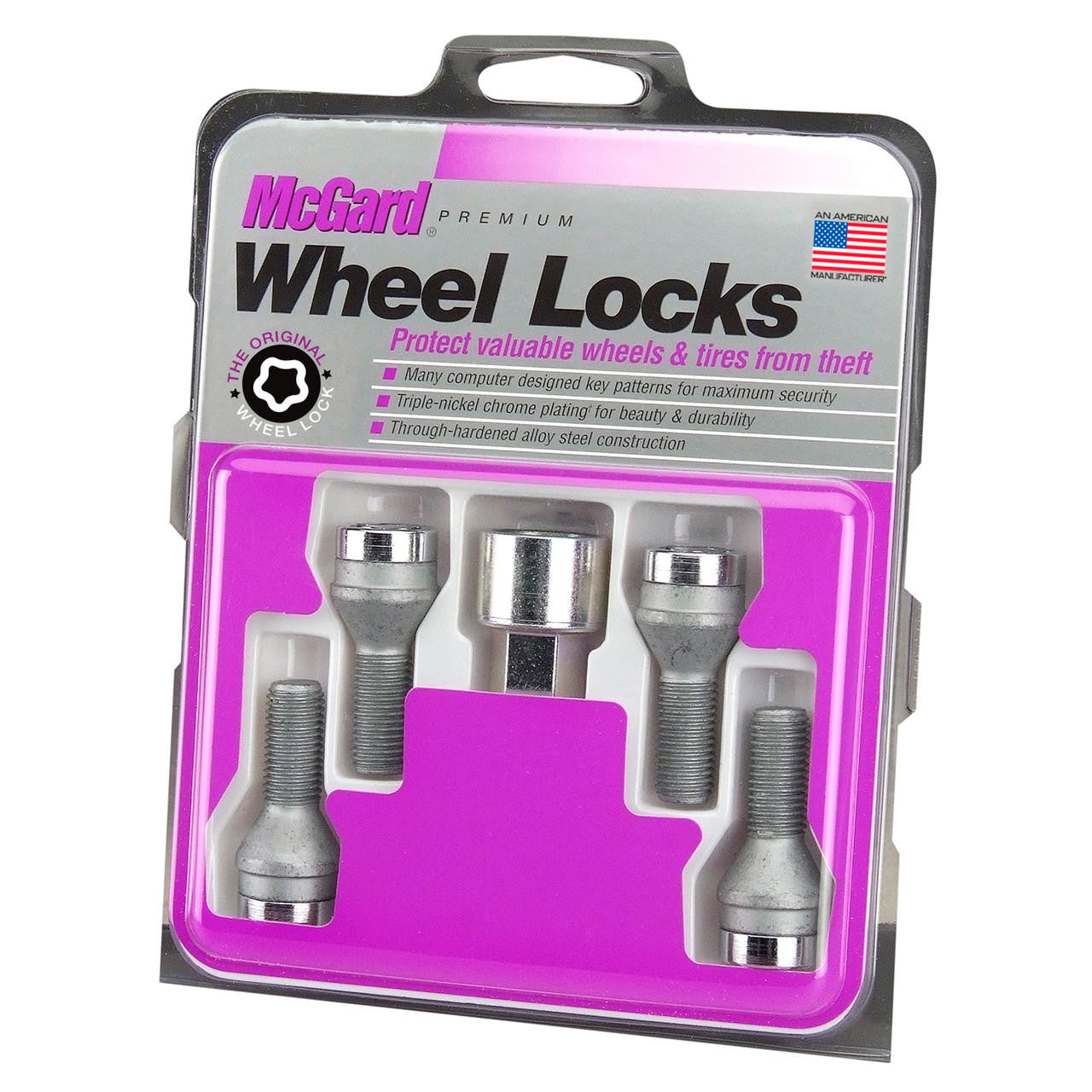 Cone Seat Style Wheel Lock Bolts-Chrome 27261 - Apollo Off-Road
