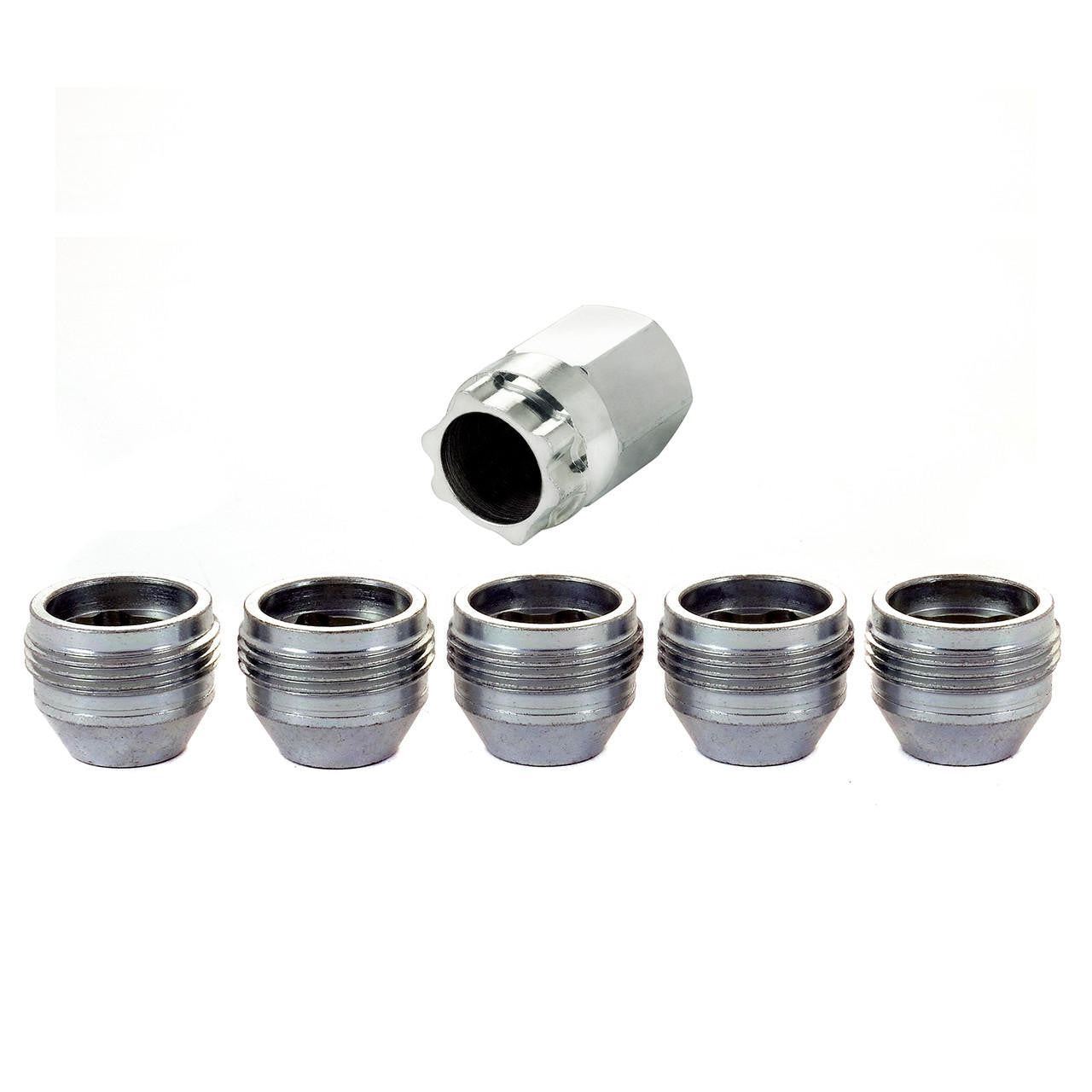 Cone Seat Under Hub Cap Style Wheel Locks- 5 Lock Set 24519 - Apollo Off-Road