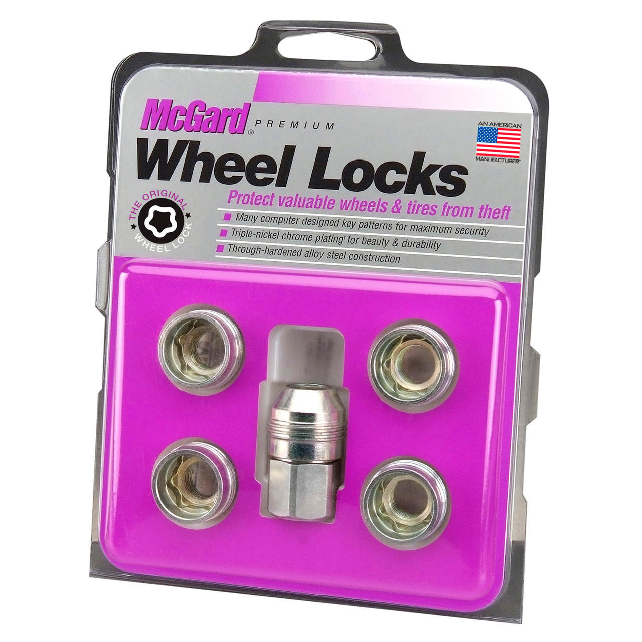 Cone Seat Under Hub Cap Style Wheel Locks- 5 Lock Set 24519 - Apollo Off-Road