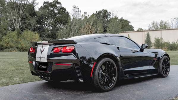 Corvette 2.75 Inch Valve-Back w Dual Mode NPP Dual Rear Exit with Quad 4.5 inch Polished Pro-Series Tips - Apollo Off-Road