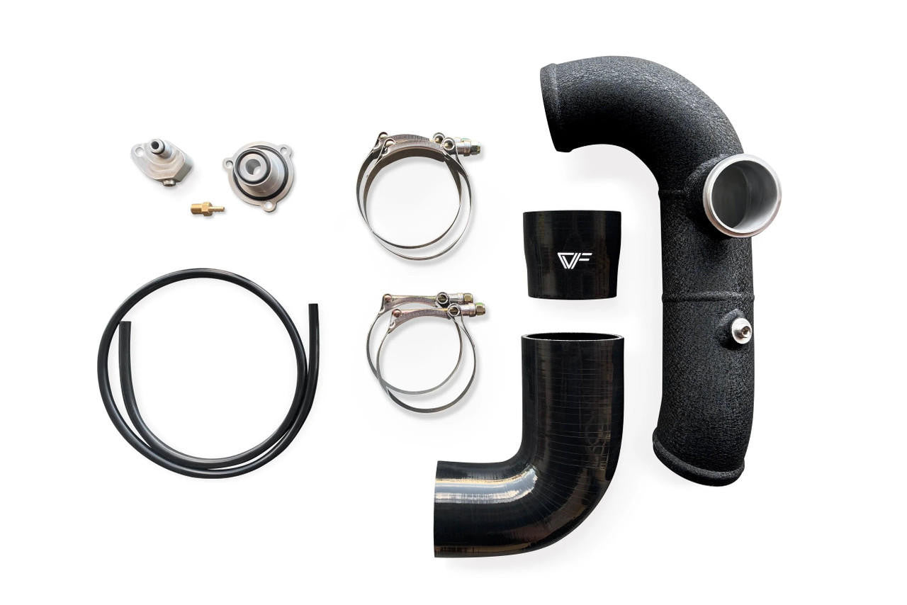 CVF Cold-side Aluminum Intercooler Pipe (2013-2018 Ford Focus ST) - Apollo Off-Road