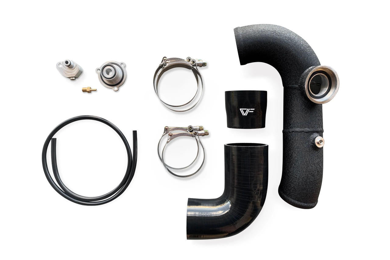 CVF Cold-side Aluminum Intercooler Pipe (2013-2018 Ford Focus ST) - Apollo Off-Road