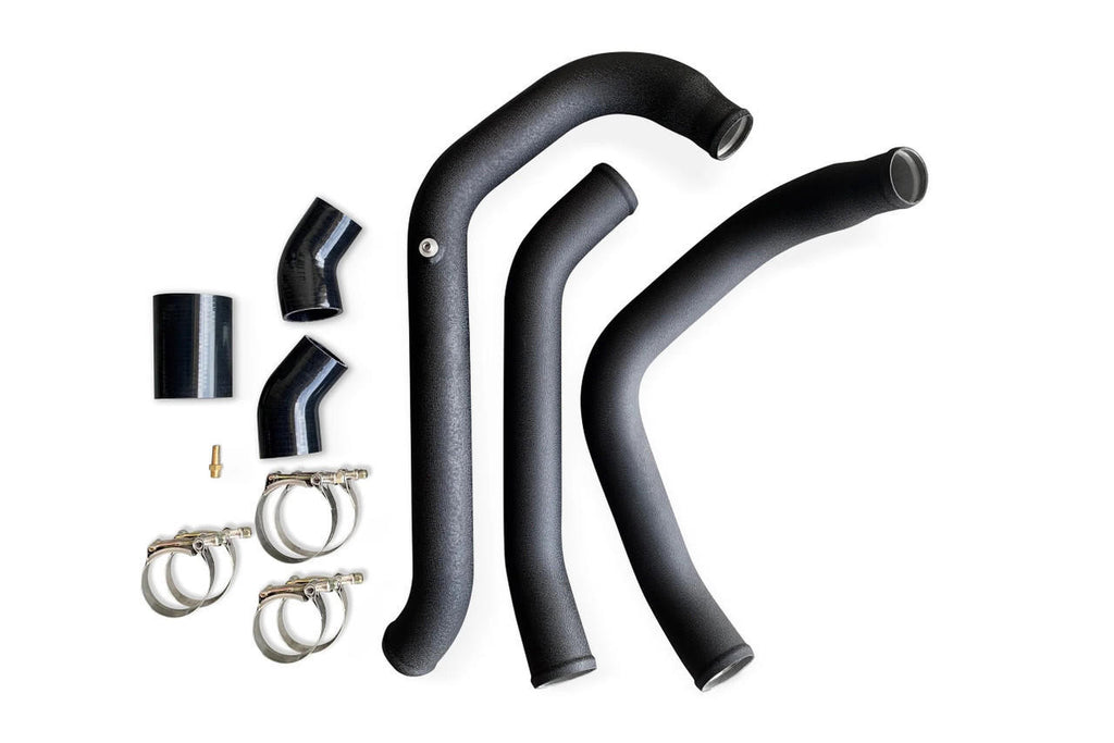 CVF Hot-side Aluminum Intercooler Piping (2011+ Ford F-150 EcoBoost) - Apollo Off-Road