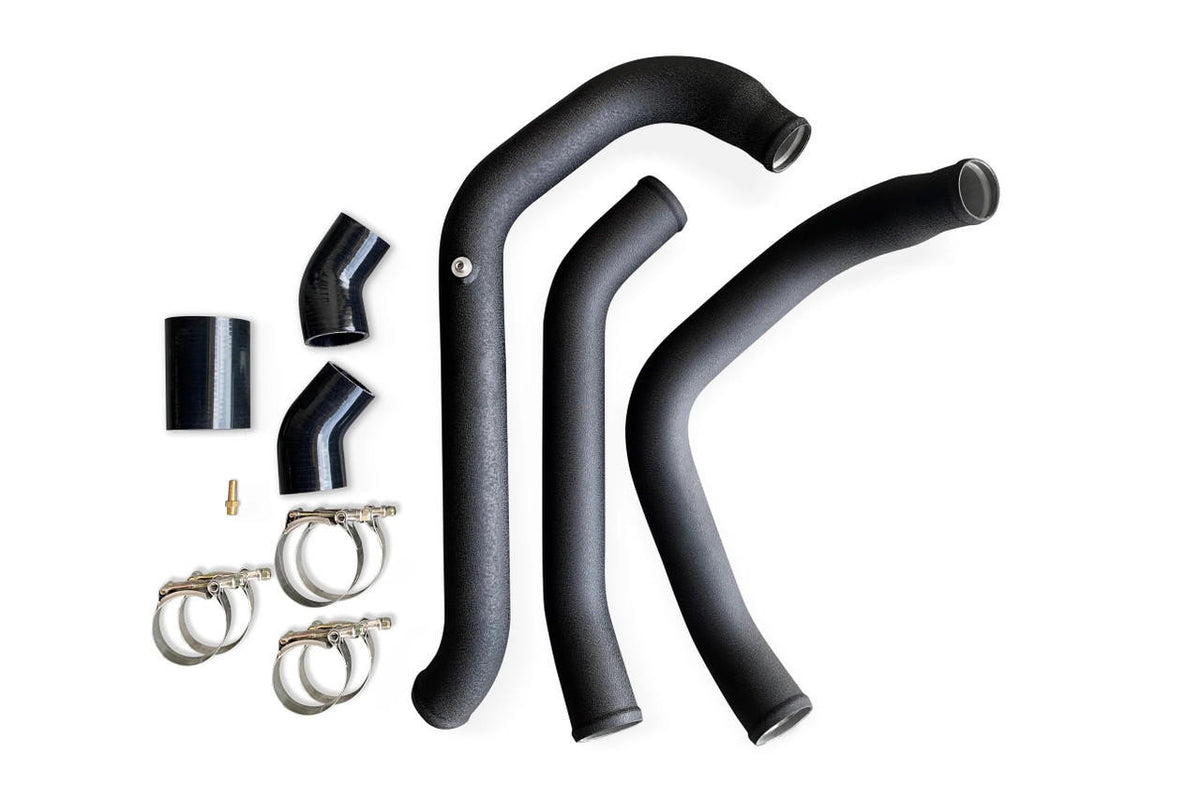 CVF Hot-side Aluminum Intercooler Piping (2011+ Ford F-150 EcoBoost) - Apollo Off-Road