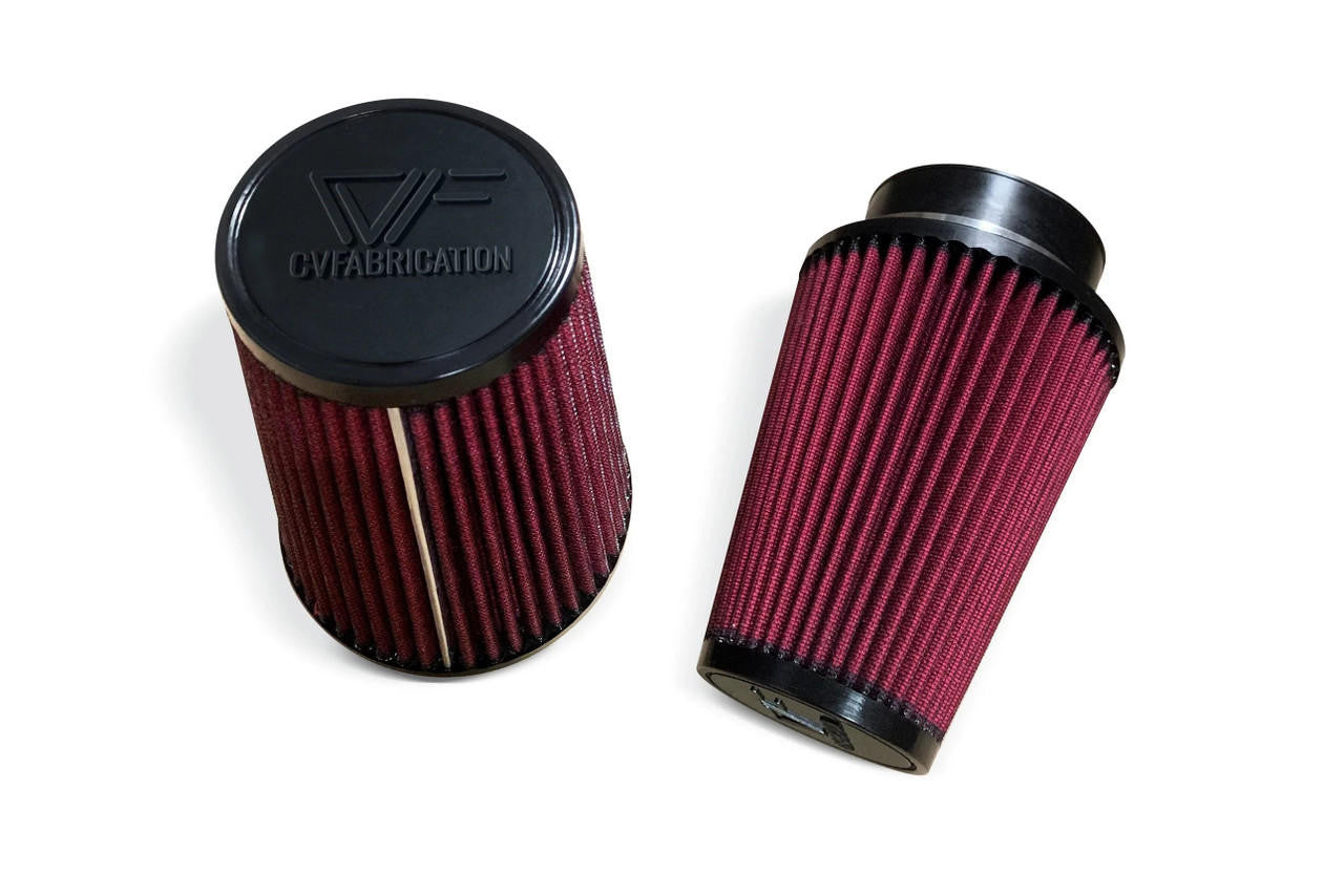CVF Replacement 8 Inch Air Filters for F-150 Intakes (2x) - Apollo Off-Road