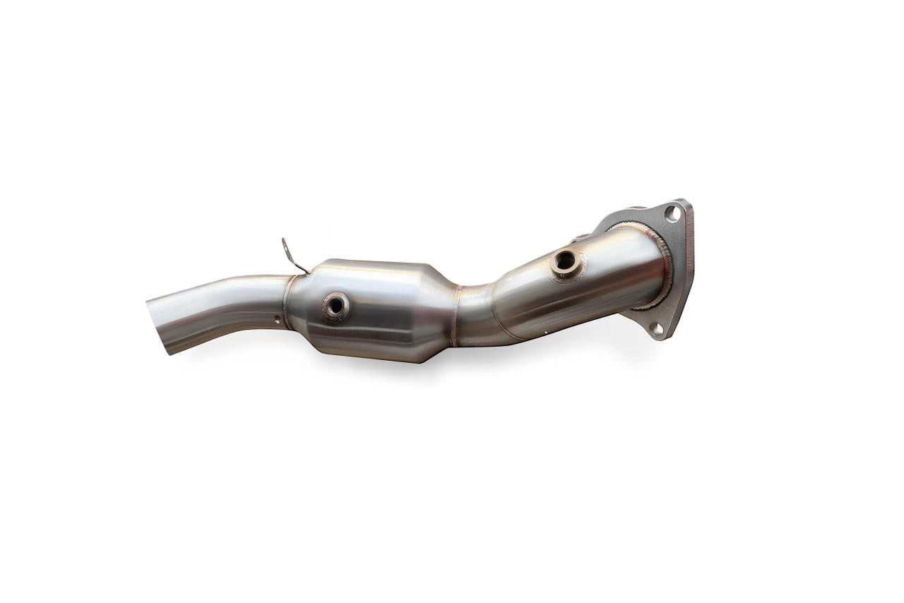 CVF Stainless Steel Catted Downpipe (2019-2021 Ford Ranger 2.3L EcoBoost) - Apollo Off-Road