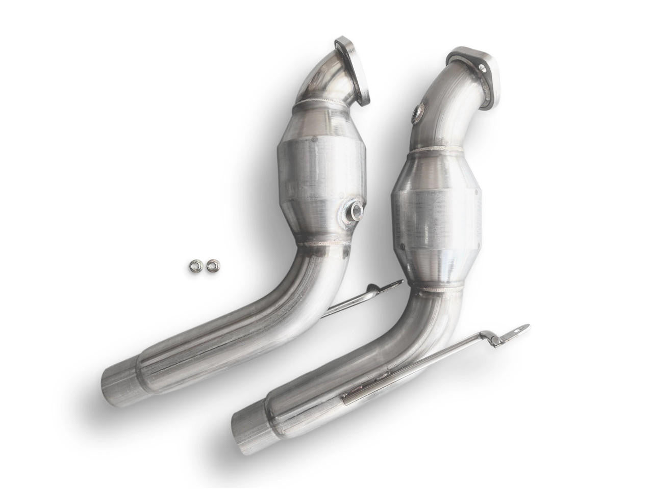 CVF Stainless Steel Catted Downpipes (2020-2023 3.0L Ford Explorer ST) - Apollo Off-Road