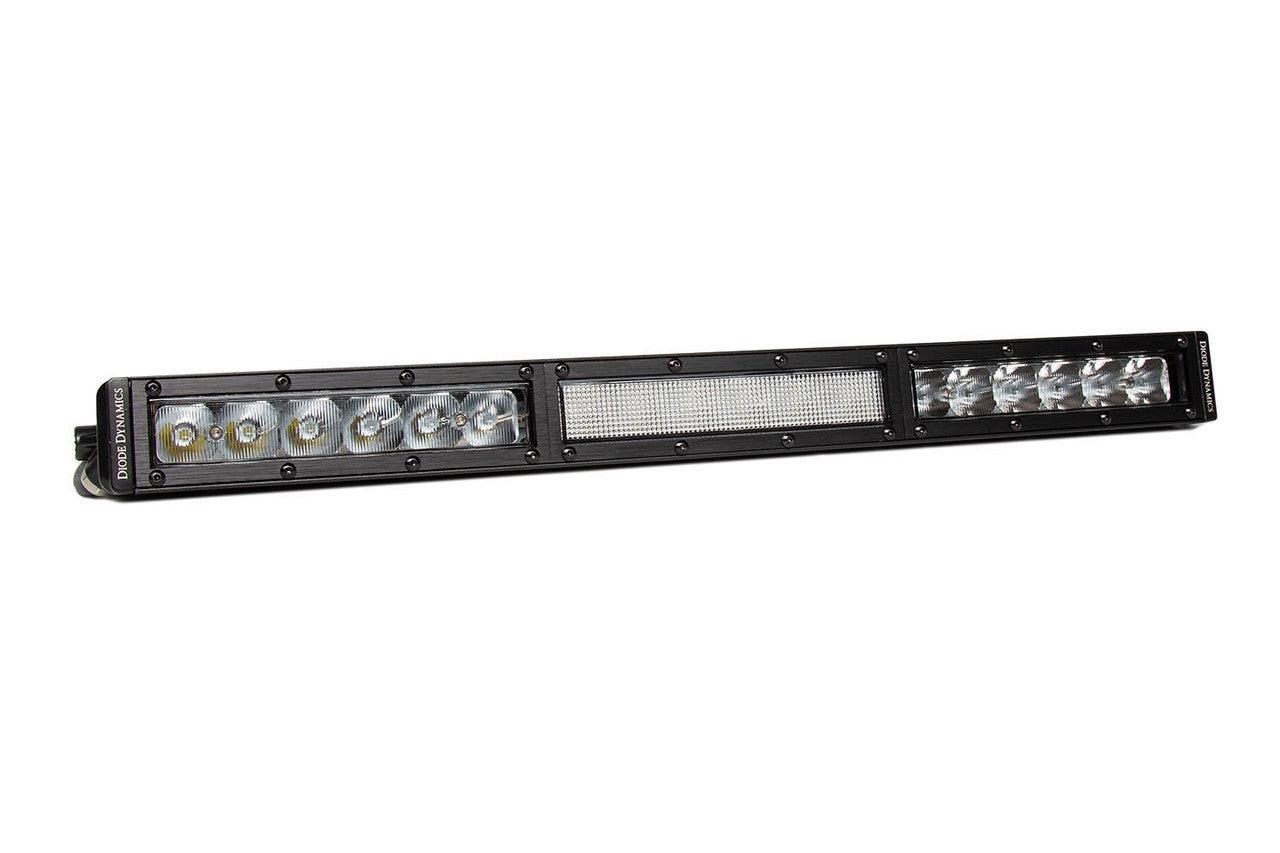 Diode Dynamics 18 Inch LED Light Bar Single Row Straight Clear Combo Each Stage Series - Apollo Off-Road
