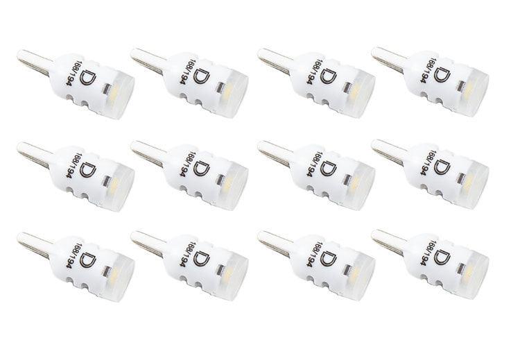 Diode Dynamics 194 LED Bulb HP3 LED Warm White Set of 12 - Apollo Off-Road