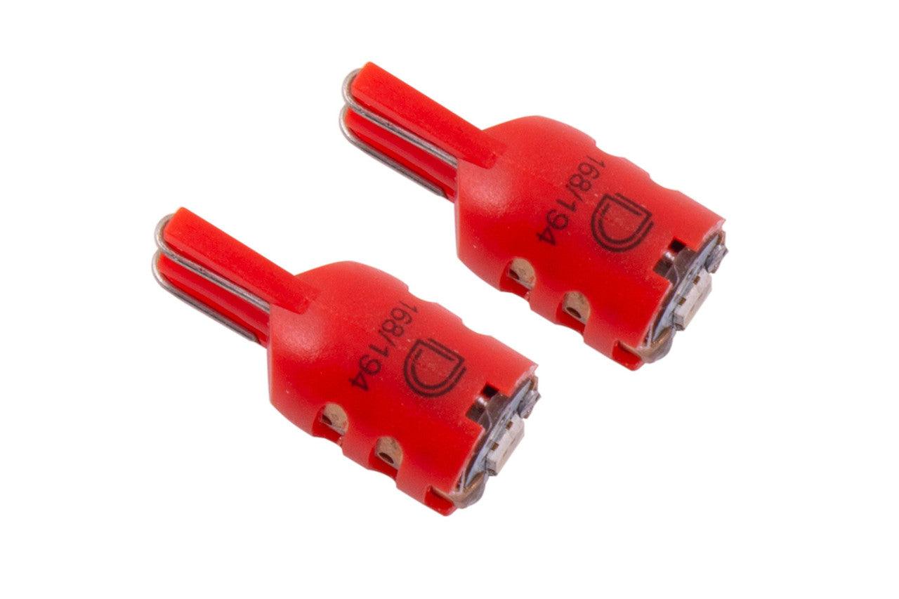 Diode Dynamics 194 LED Bulb HP5 LED Red Short Pair - Apollo Off-Road