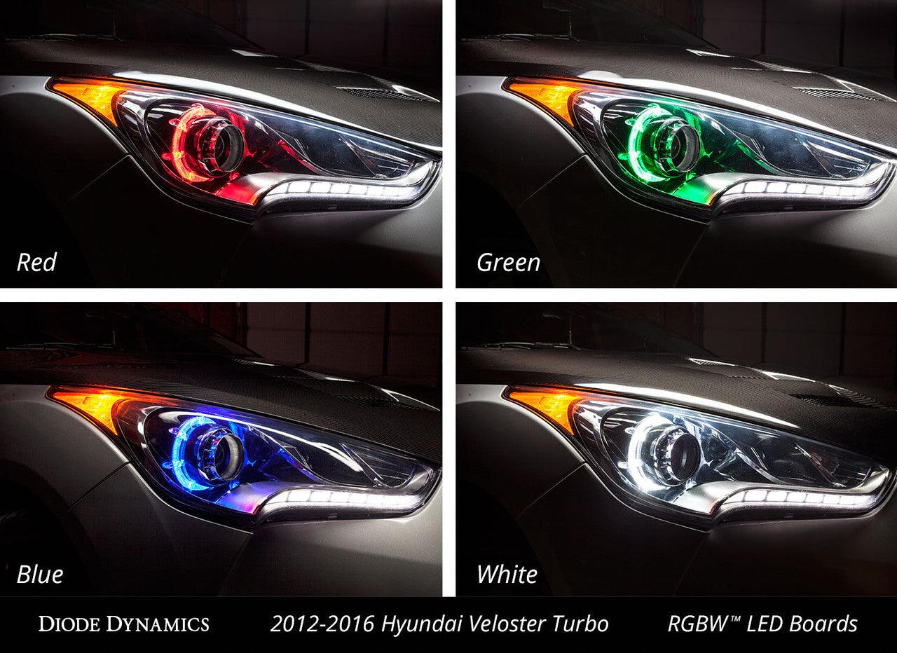Diode Dynamics 2012-2016 Hyundai Veloster Turbo RGBW LED Boards - Apollo Off-Road