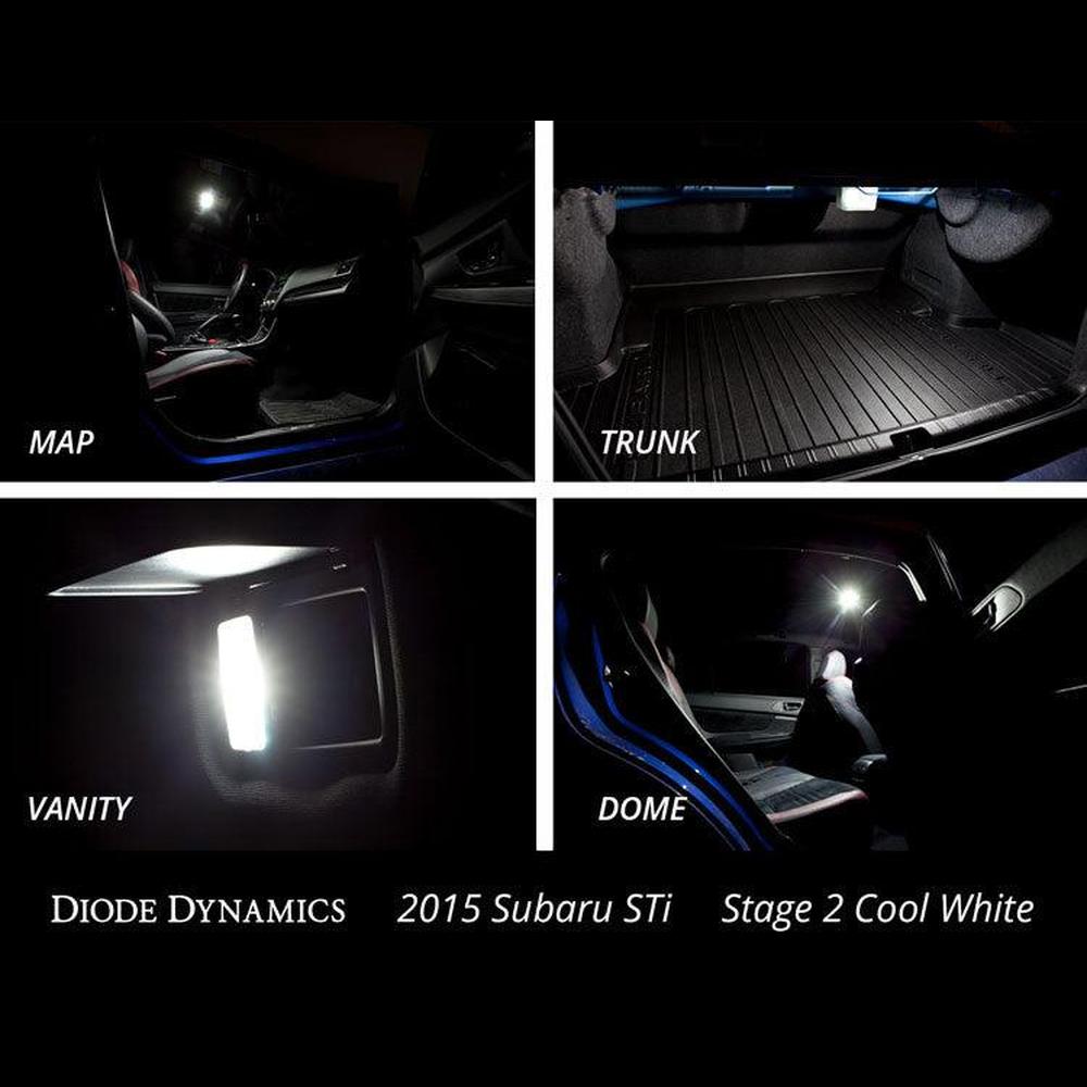 Diode Dynamics 2015-2019 Subaru WRX Interior Light Kit Stage 1 Red - Apollo Off-Road