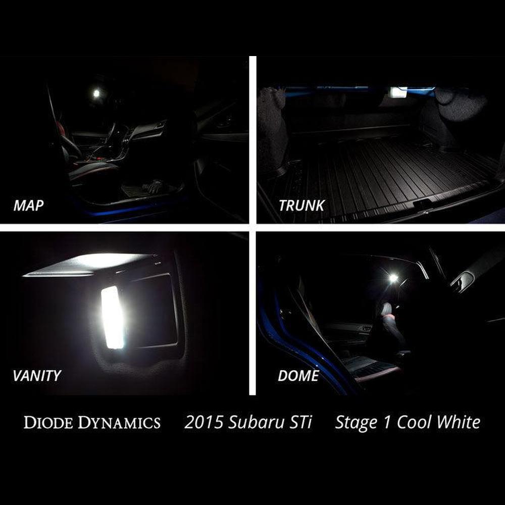 Diode Dynamics 2015-2019 Subaru WRX Interior Light Kit Stage 1 Red - Apollo Off-Road
