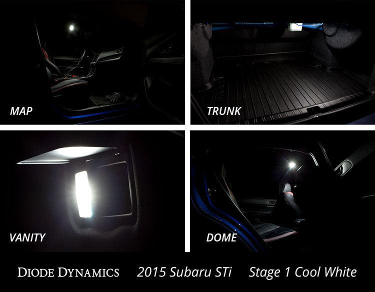 Diode Dynamics 2015-2019 Subaru WRX Interior Light Kit Stage 2 Red - Apollo Off-Road