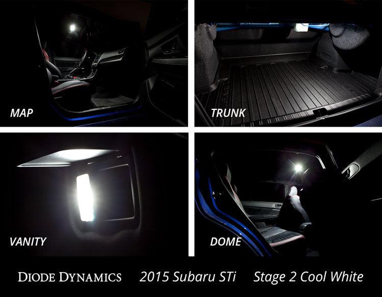 Diode Dynamics 2015-2019 Subaru WRX Interior Light Kit Stage 2 Red - Apollo Off-Road