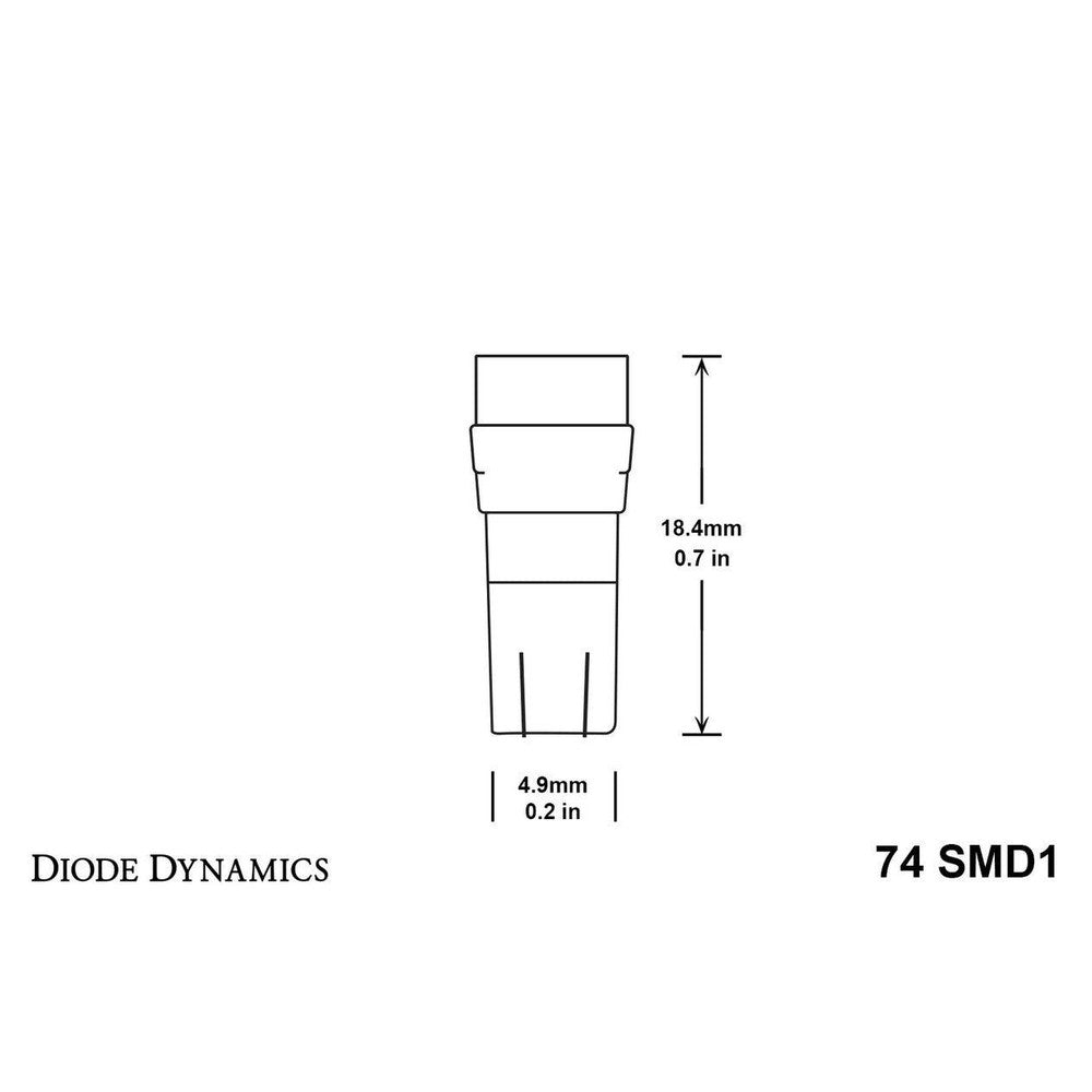 Diode Dynamics 74 SMD1 LED Green Single - Apollo Off-Road