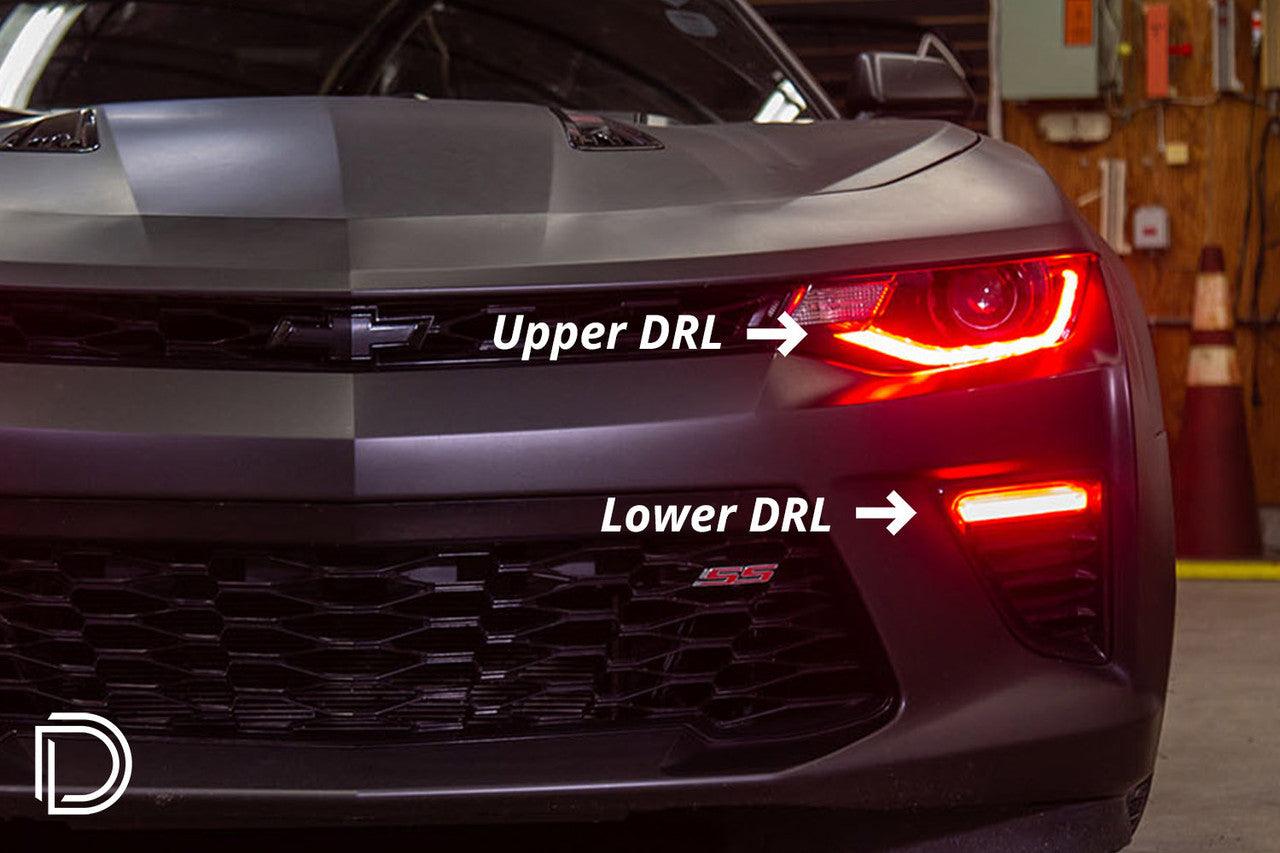 Diode Dynamics Camaro 2016-2018 RGBWA Upper DRL Boards - Apollo Off-Road