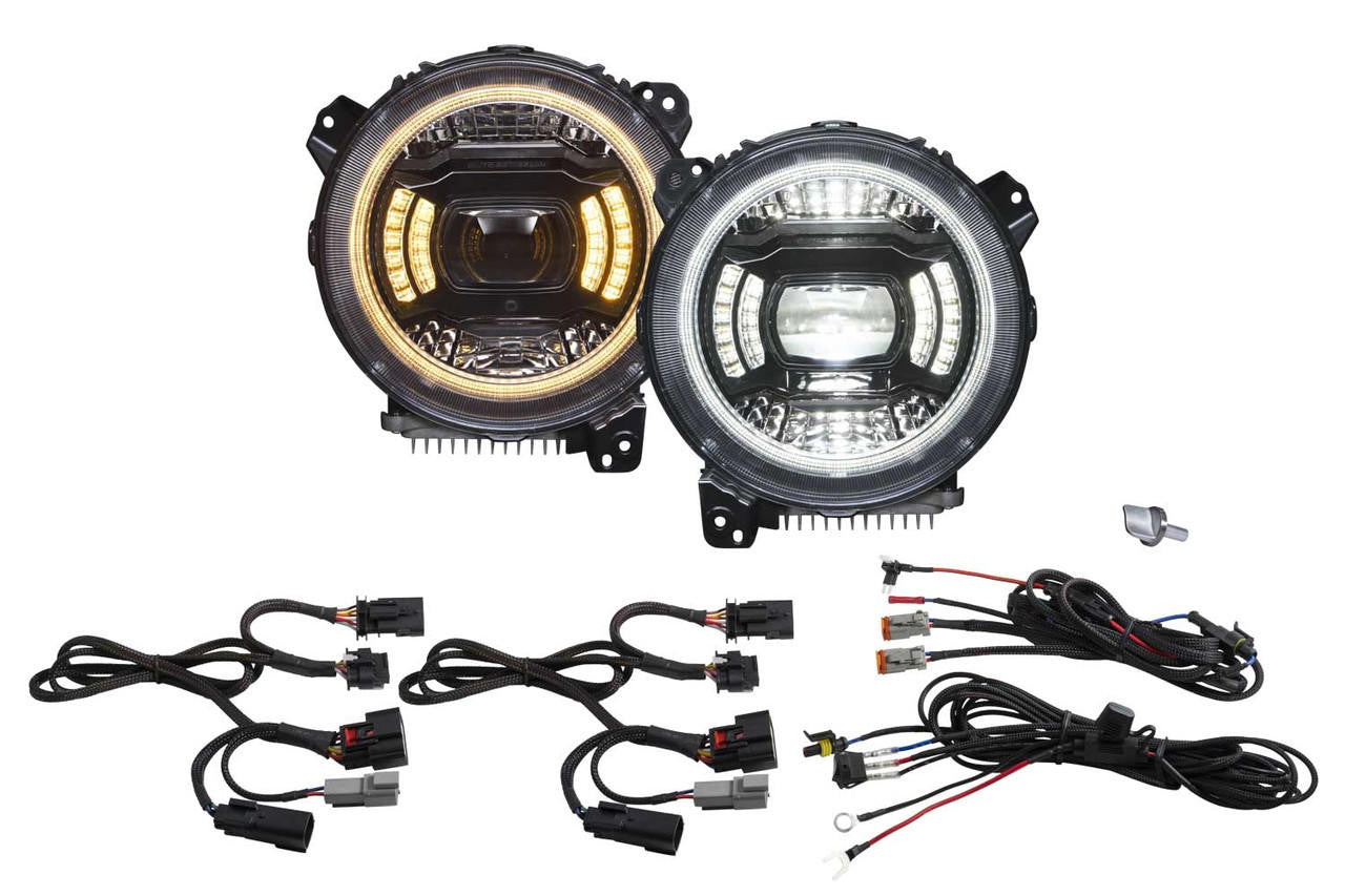 Diode Dynamics Elite Max LED Headlamps for 2020-2022 Jeep Gladiator - Apollo Off-Road
