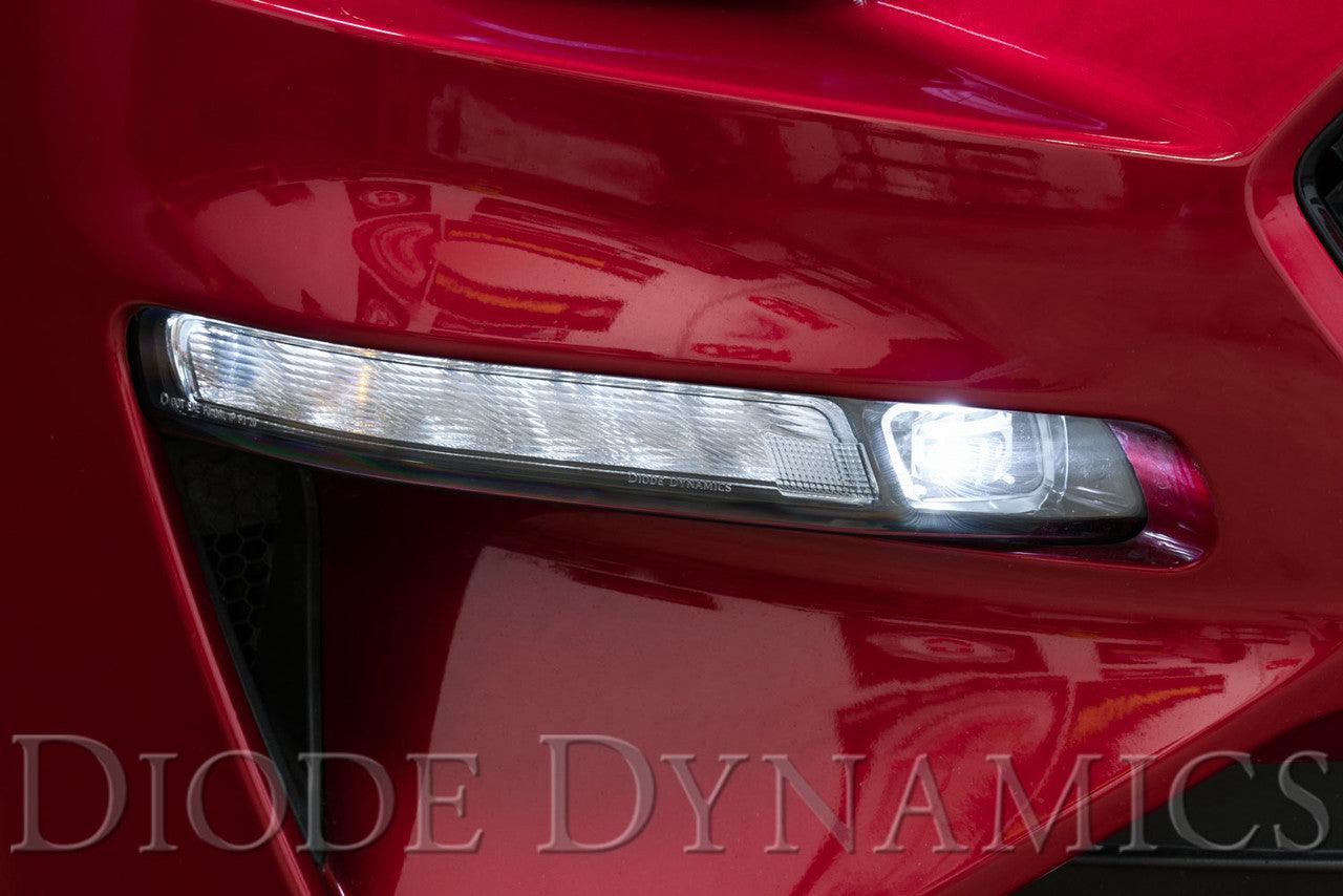 Diode Dynamics Elite Series Combination Fog Lamp for 18-21 Ford Mustang Yellow Pair - Apollo Off-Road