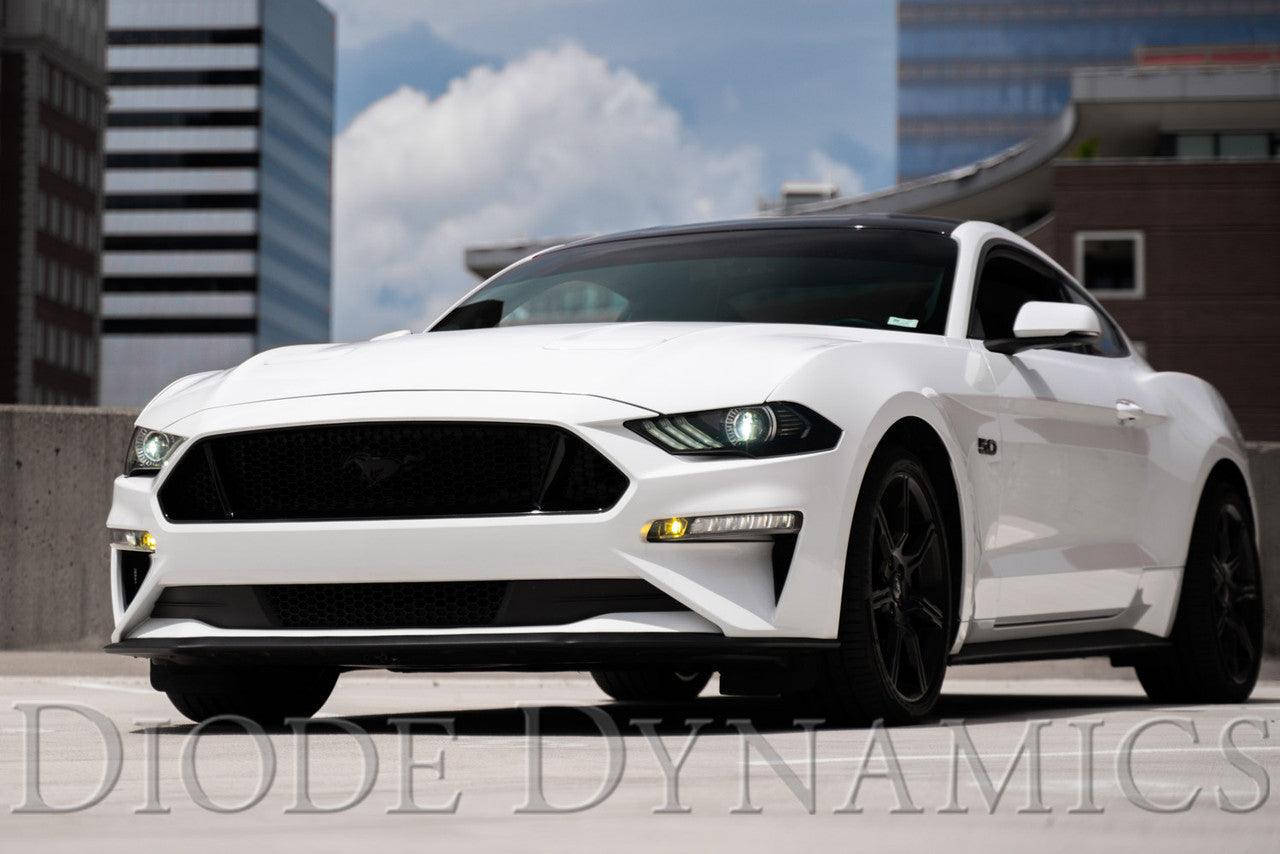 Diode Dynamics Elite Series Combination Fog Lamp for 18-21 Ford Mustang Yellow Pair - Apollo Off-Road