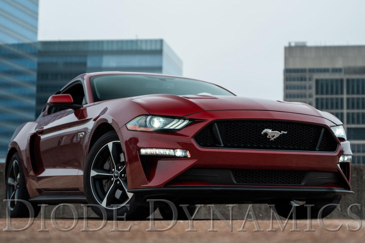 Diode Dynamics Elite Series Combination Fog Lamp for 18-21 Ford Mustang Yellow Pair - Apollo Off-Road