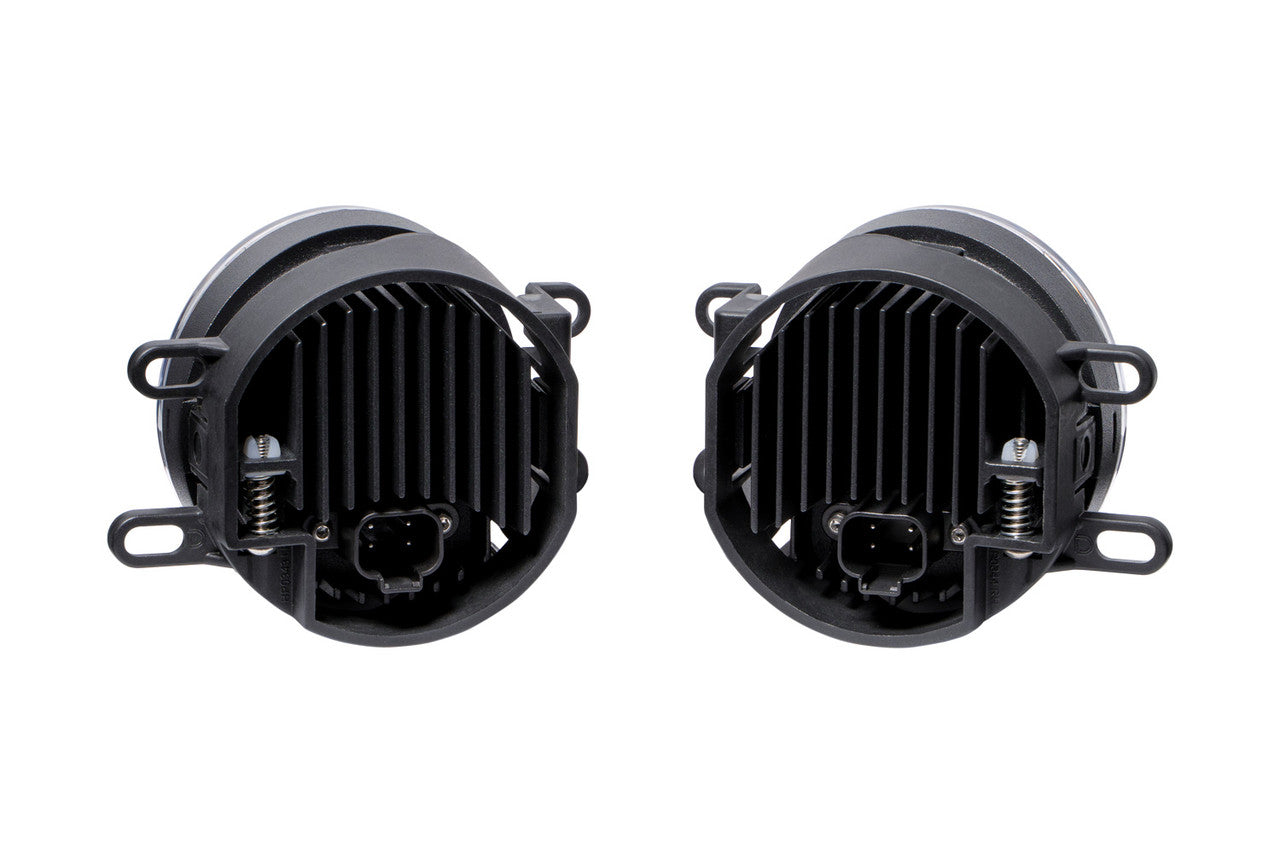 Diode Dynamics Elite Series Fog Lamps for 2008-2010 Toyota Highlander Pair Yellow 3000K - Apollo Off-Road