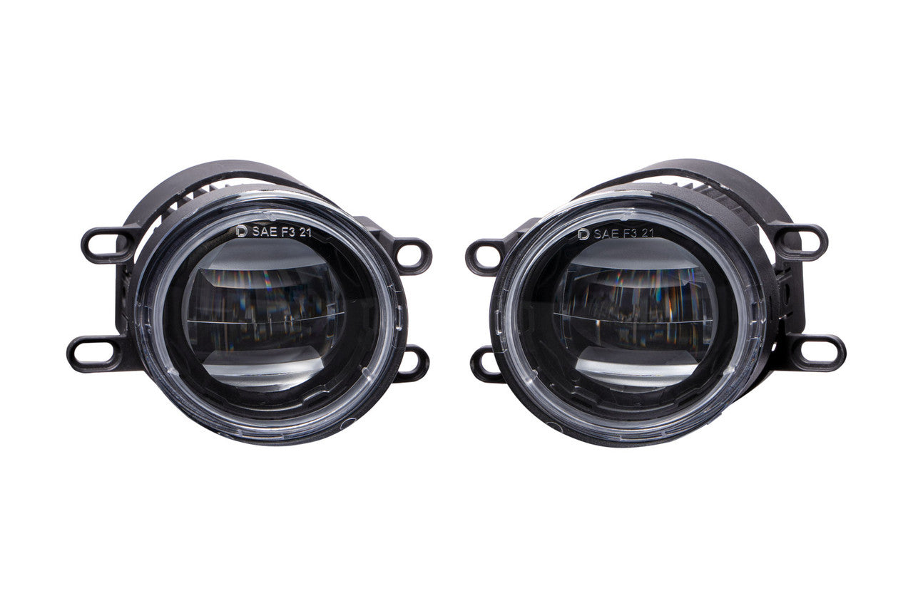 Diode Dynamics Elite Series Fog Lamps for 2008-2010 Toyota Highlander Pair Yellow 3000K - Apollo Off-Road