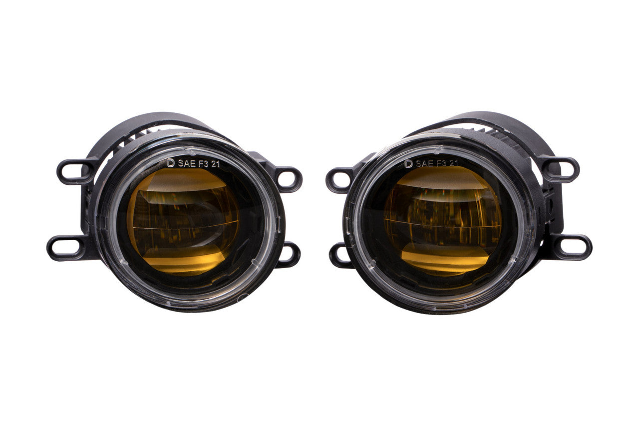 Diode Dynamics Elite Series Fog Lamps for 2008-2010 Toyota Highlander Pair Yellow 3000K - Apollo Off-Road
