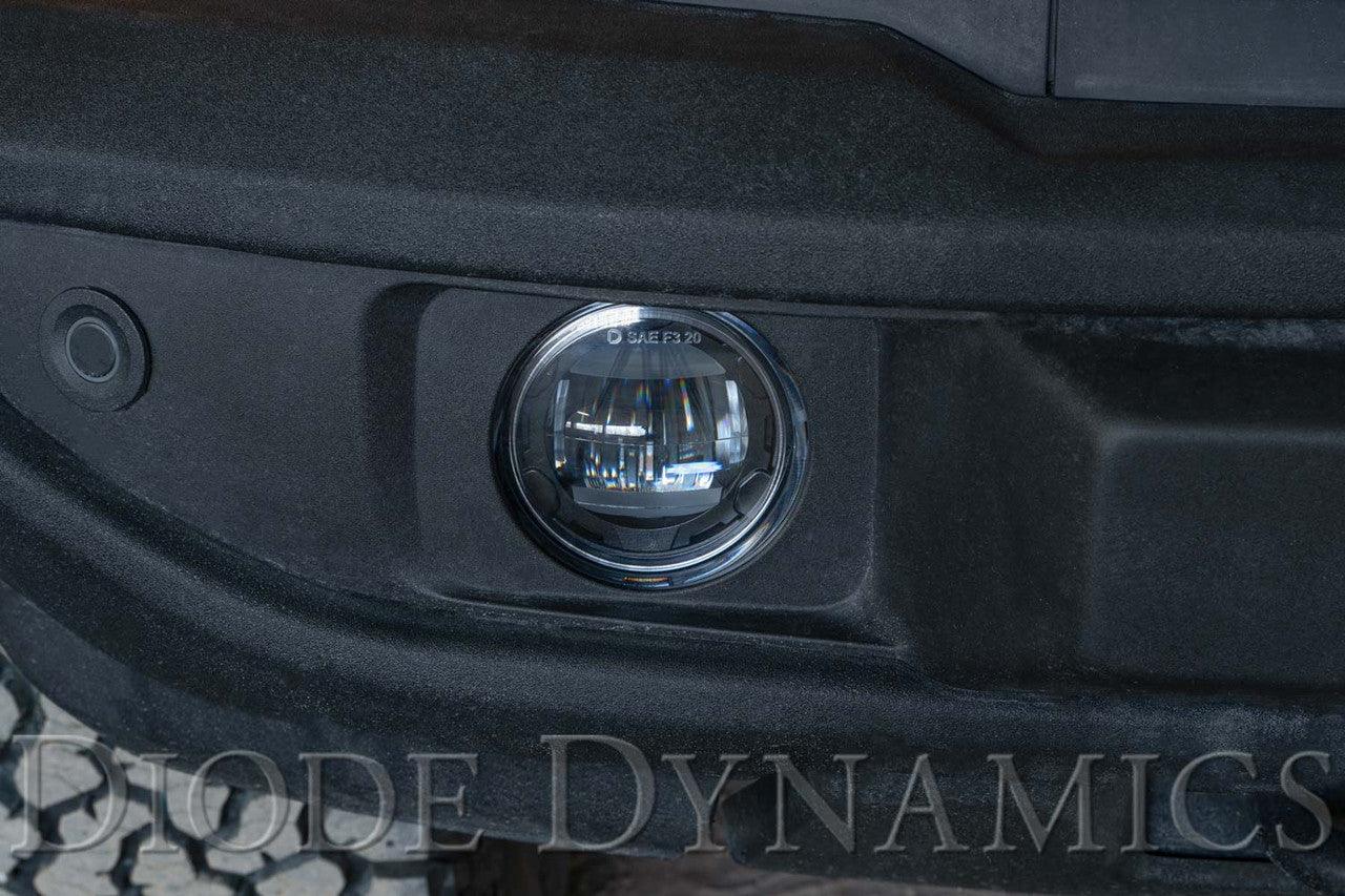 Diode Dynamics Elite Series Fog Lamps for 2009-2014 Ford Focus Pair Yellow 3000K - Apollo Off-Road