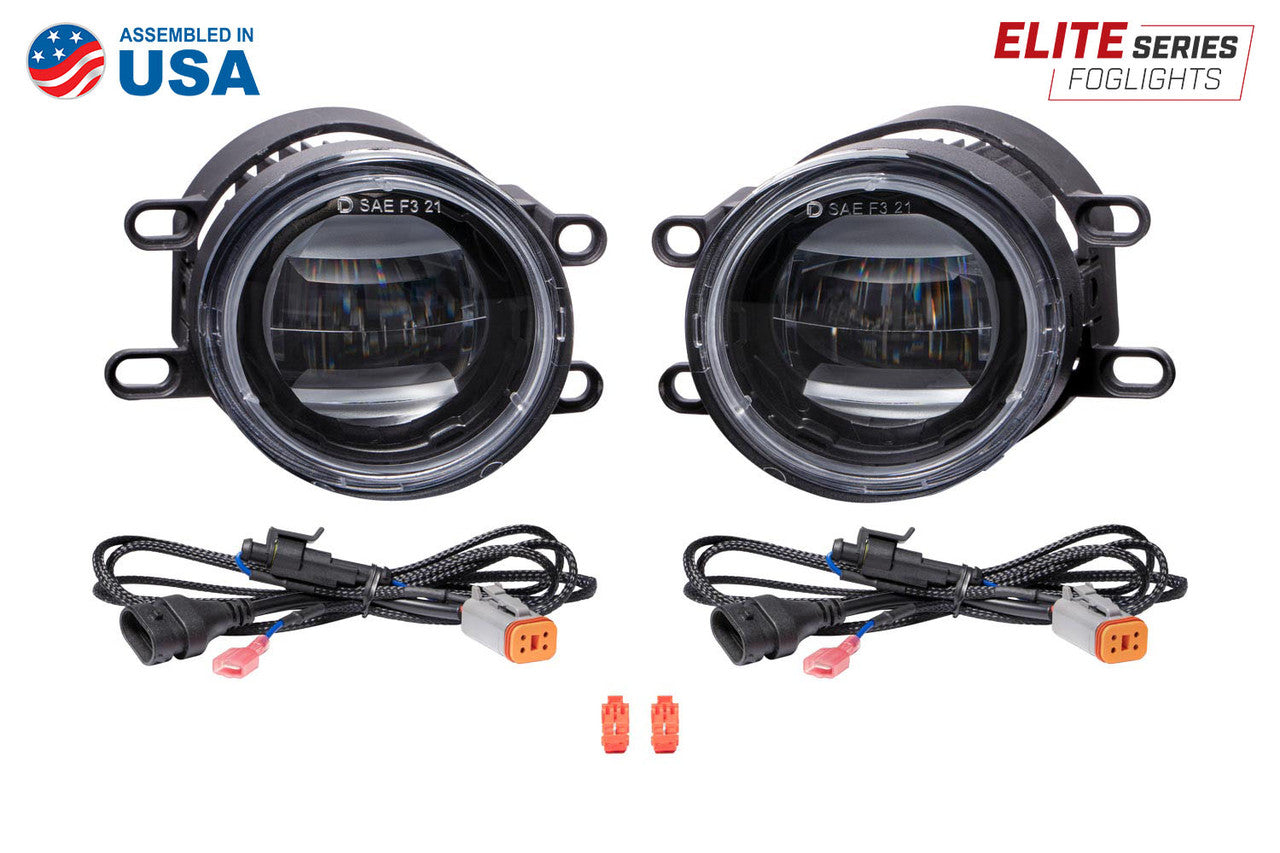 Diode Dynamics Elite Series Fog Lamps for 2010-2012 Lexus HS250h Pair Cool White 6000K - Apollo Off-Road