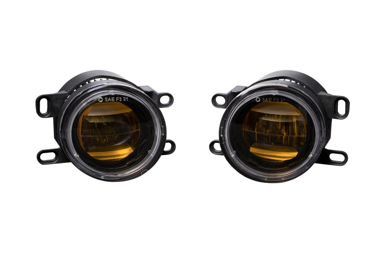 Diode Dynamics Elite Series Fog Lamps for 2010-2016 Toyota Sienna Pair Yellow 3000K - Apollo Off-Road