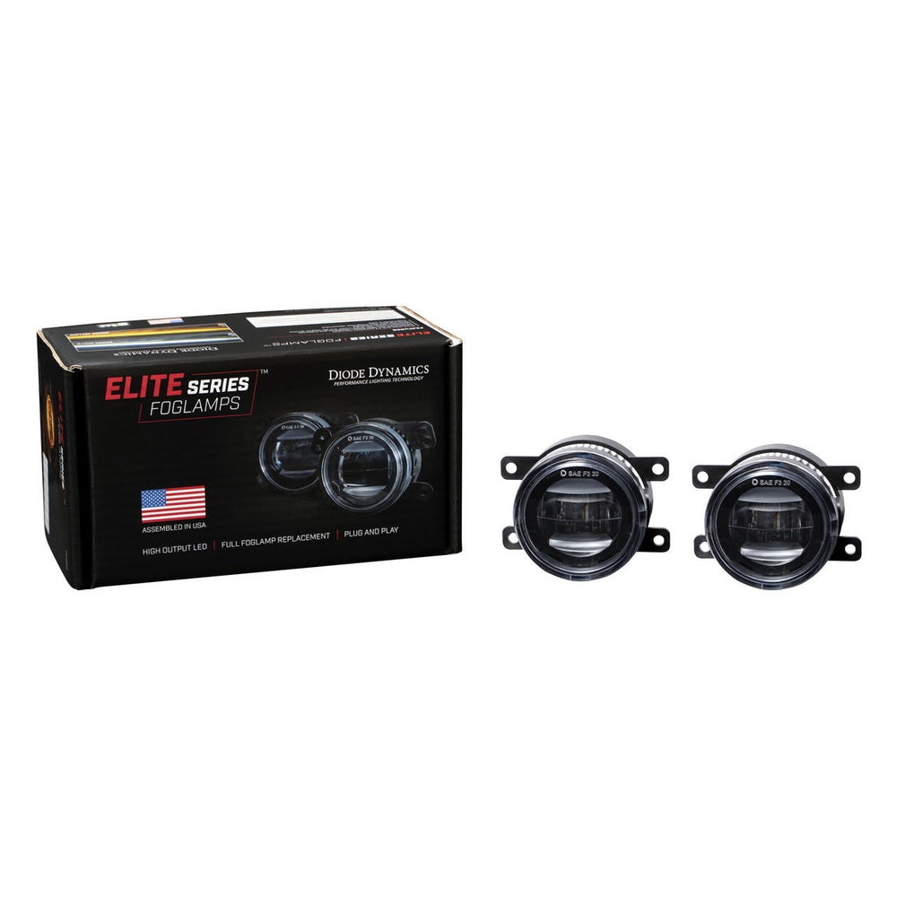 Diode Dynamics Elite Series Fog Lamps for 2011-2013 Acura TSX Pair Yellow 3000K - Apollo Off-Road