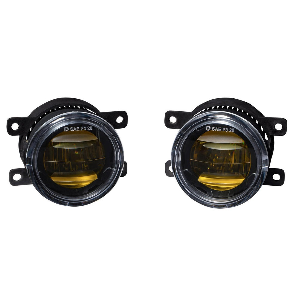 Diode Dynamics Elite Series Fog Lamps for 2011-2013 Acura TSX Pair Yellow 3000K - Apollo Off-Road