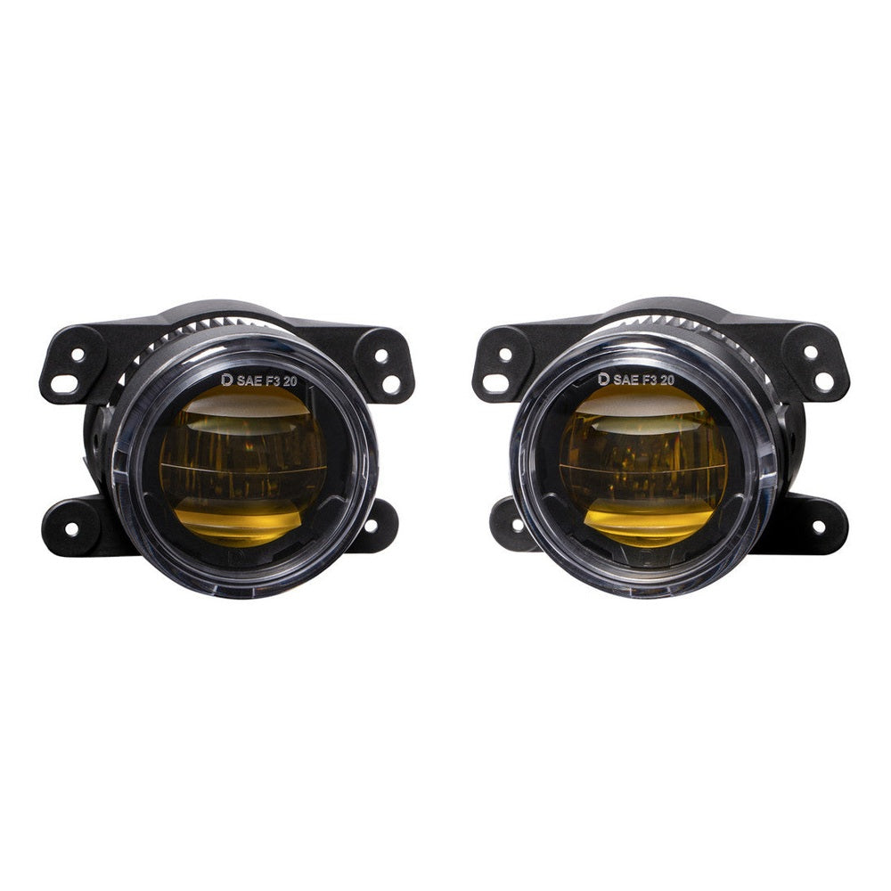 Diode Dynamics Elite Series Fog Lamps for 2011-2013 Jeep Grand Cherokee Pair Yellow 3000K - Apollo Off-Road