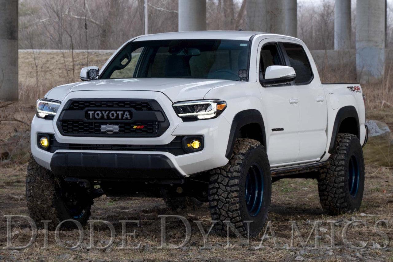 Diode Dynamics Elite Series Fog Lamps for 2013-2021 Toyota Tacoma Pair Cool White 6000K - Apollo Off-Road